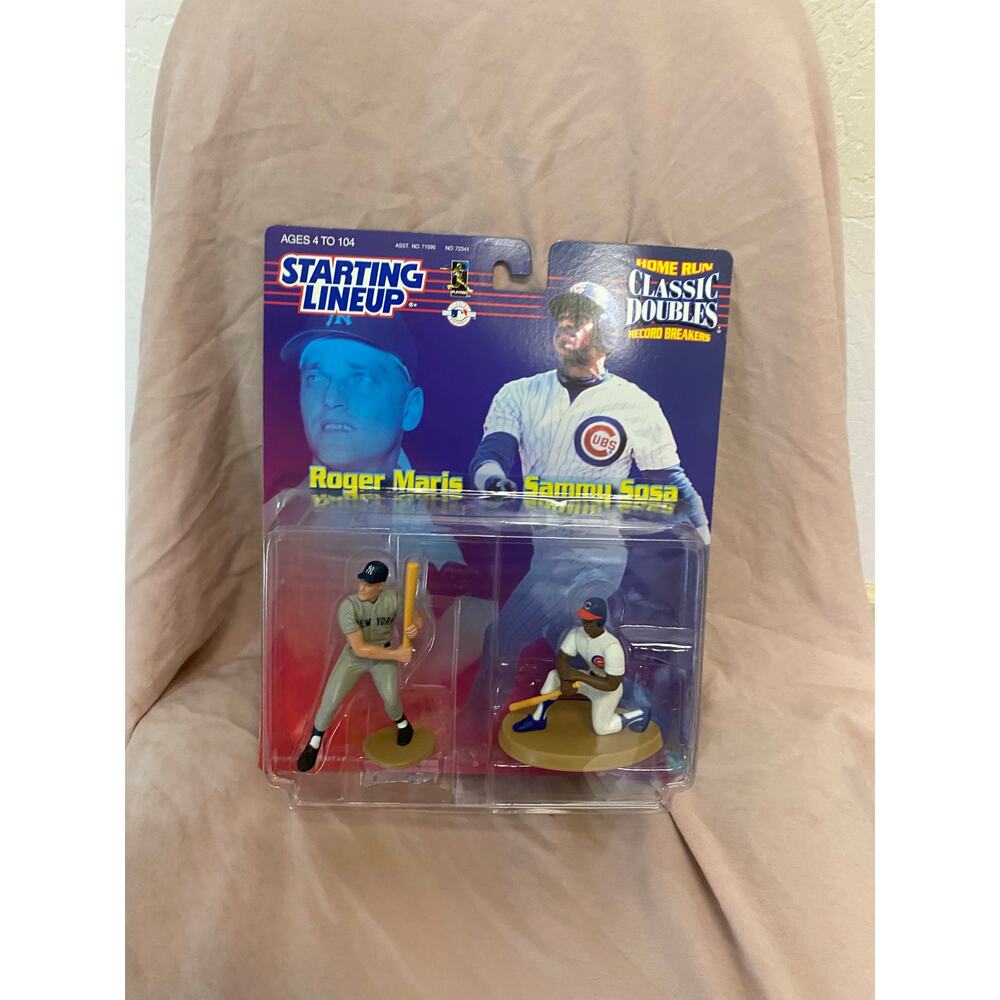 1999 Starting Lineup Classic Doubles HR Record Breakers Roger Maris & Sammy Sosa